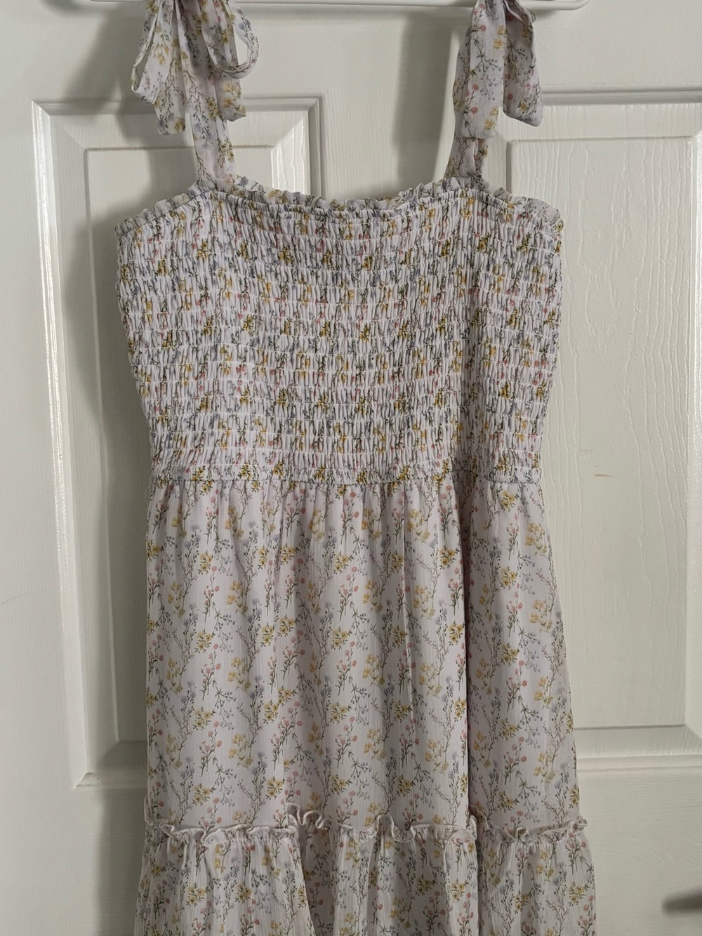 NWT Francescas Smocked Floral Dress